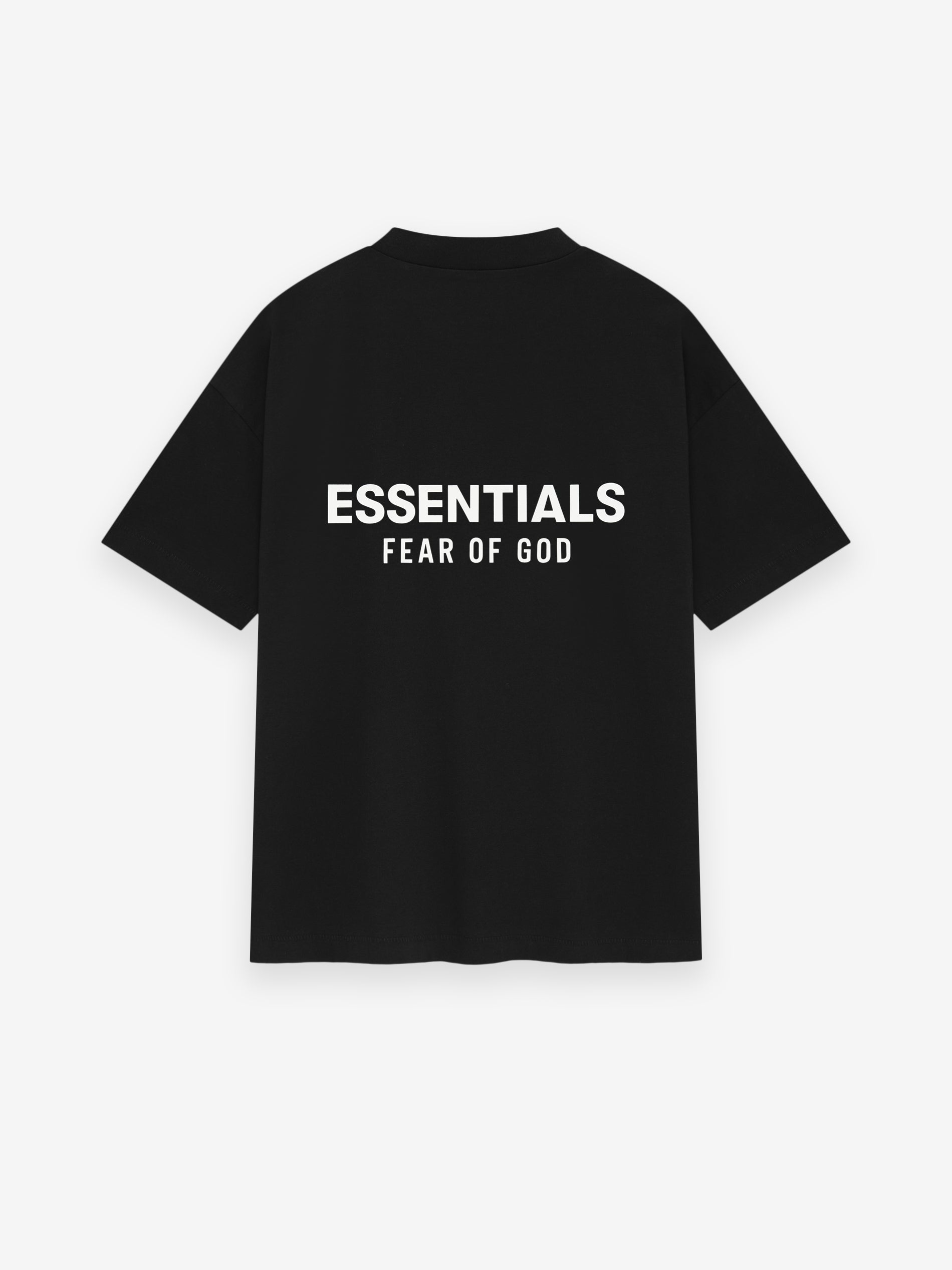 Essentials Tee Jet Black / white