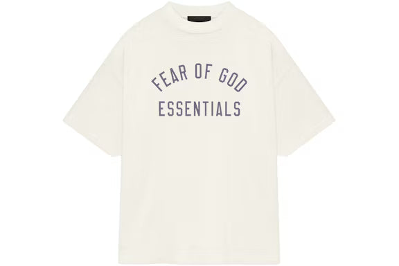 Essential T-shirt Egg Shell Purple Arch