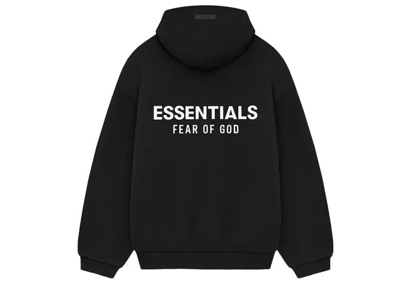 ESSENTIALS FOG HOODIE BLACK FW24